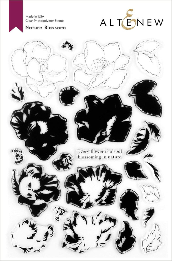 Altenew Stamp & Die & Stencil Bundle Nature Blossoms