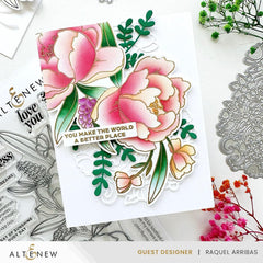 Peony & Lilac Swag