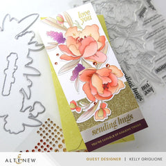 Peony & Lilac Swag