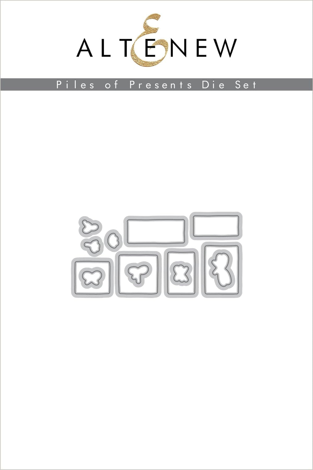 Altenew Stamp & Die & Stencil Bundle Piles of Presents Stamp & Die & Mask Stencil Bundle