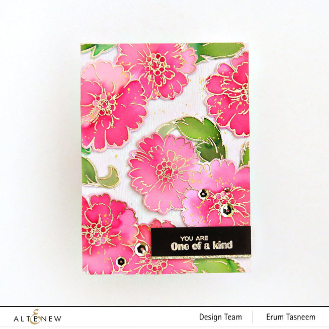 Altenew Stamp & Die & Stencil Bundle Precious Blooms Stamp & Die & Mask Stencil Bundle