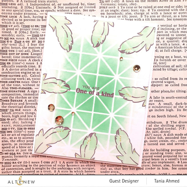 Altenew Stamp & Die & Stencil Bundle Precious Blooms Stamp & Die & Mask Stencil Bundle