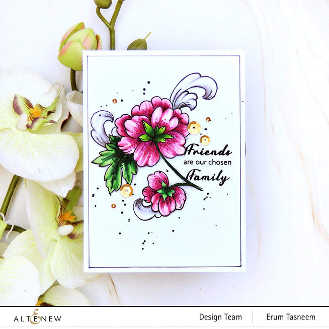 Altenew | Card Making, Scrapbooking & Paper-Crafting Supplies! Stamp & Die & Stencil Bundle Sisters of the Heart Stamp & Die & Coloring Stencil Bundle