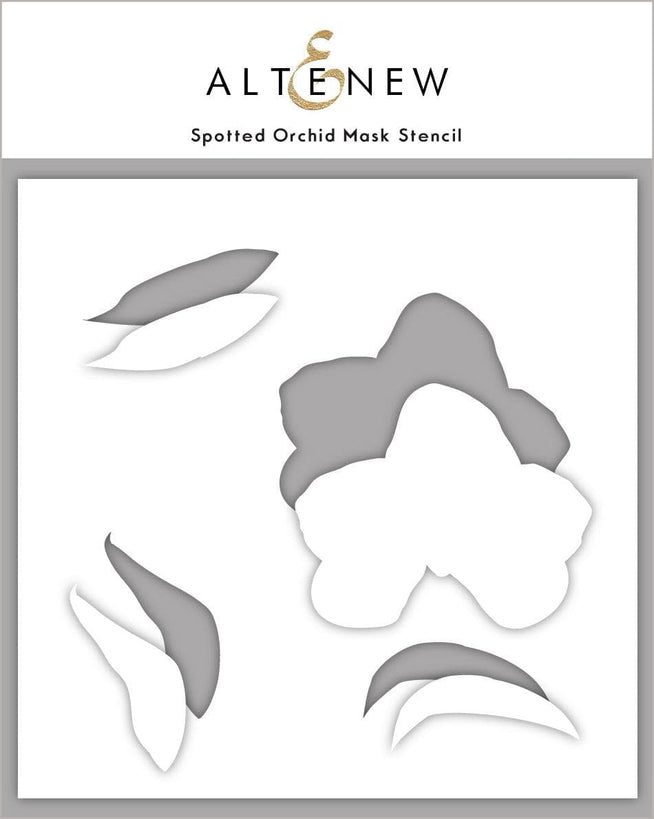 Altenew Stamp & Die & Stencil Bundle Spotted Orchid