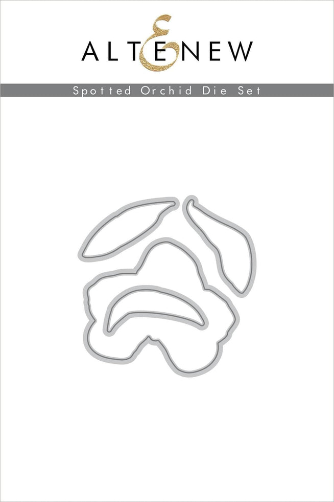 Altenew Stamp & Die & Stencil Bundle Spotted Orchid