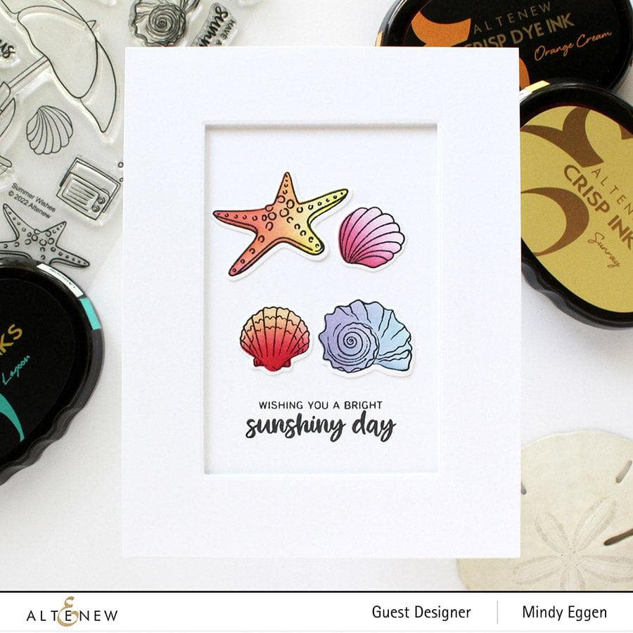 Altenew Stamp & Die & Stencil Bundle Summer Wishes Stamp & Die & Stencil Bundle