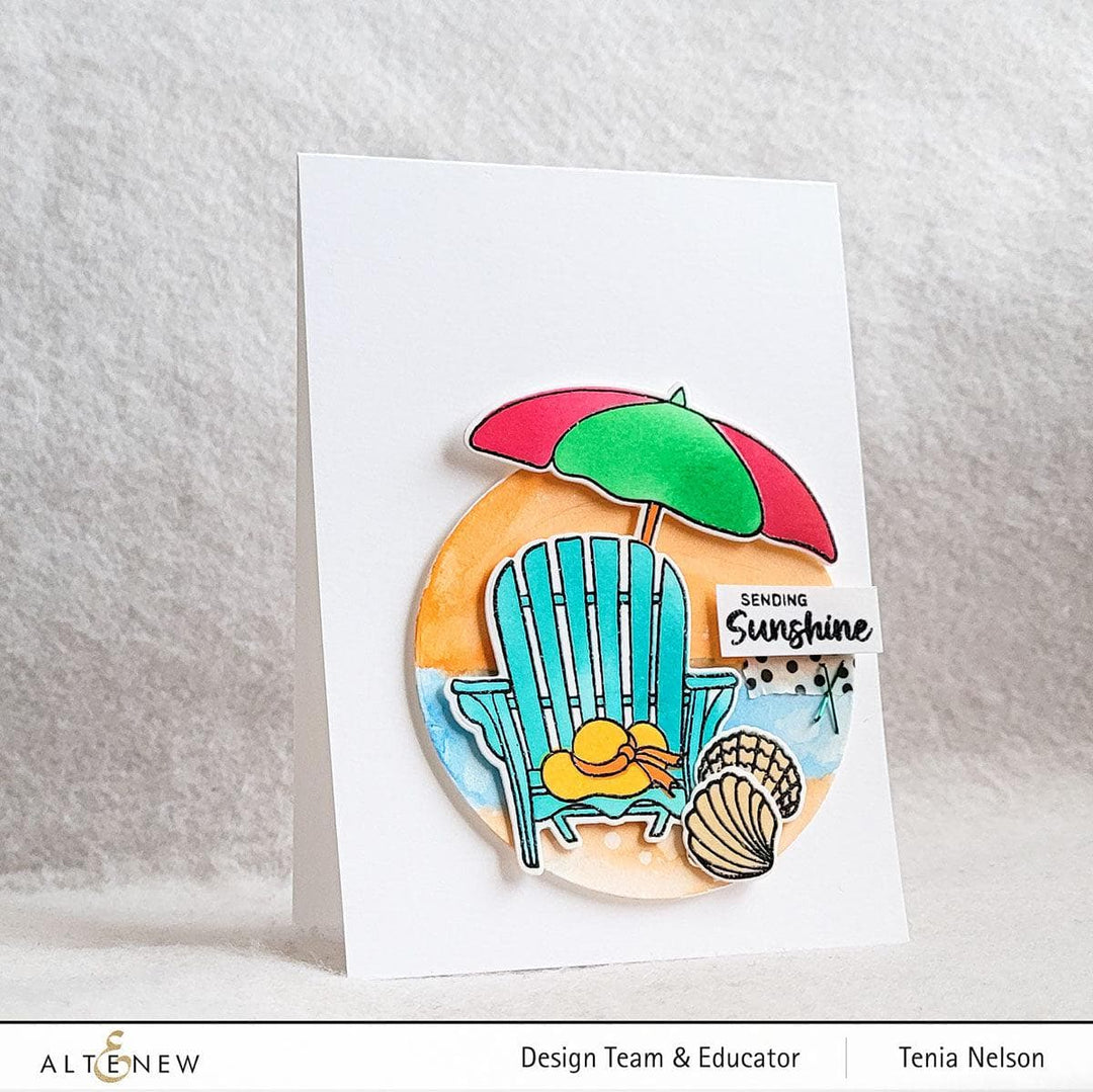 Altenew Stamp & Die & Stencil Bundle Summer Wishes Stamp & Die & Stencil Bundle