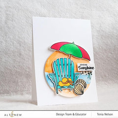 Altenew Stamp & Die & Stencil Bundle Summer Wishes Stamp & Die & Stencil Bundle