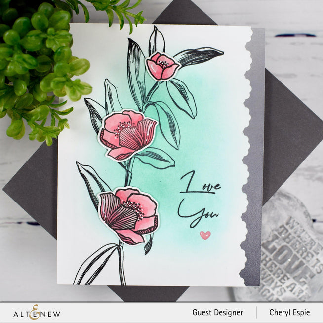 Altenew Stamp & Die & Stencil Bundle Tall Foliage