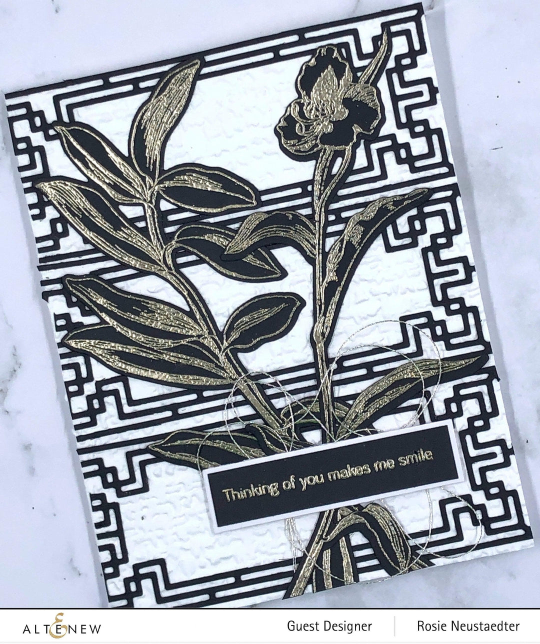 Altenew Stamp & Die & Stencil Bundle Tall Foliage