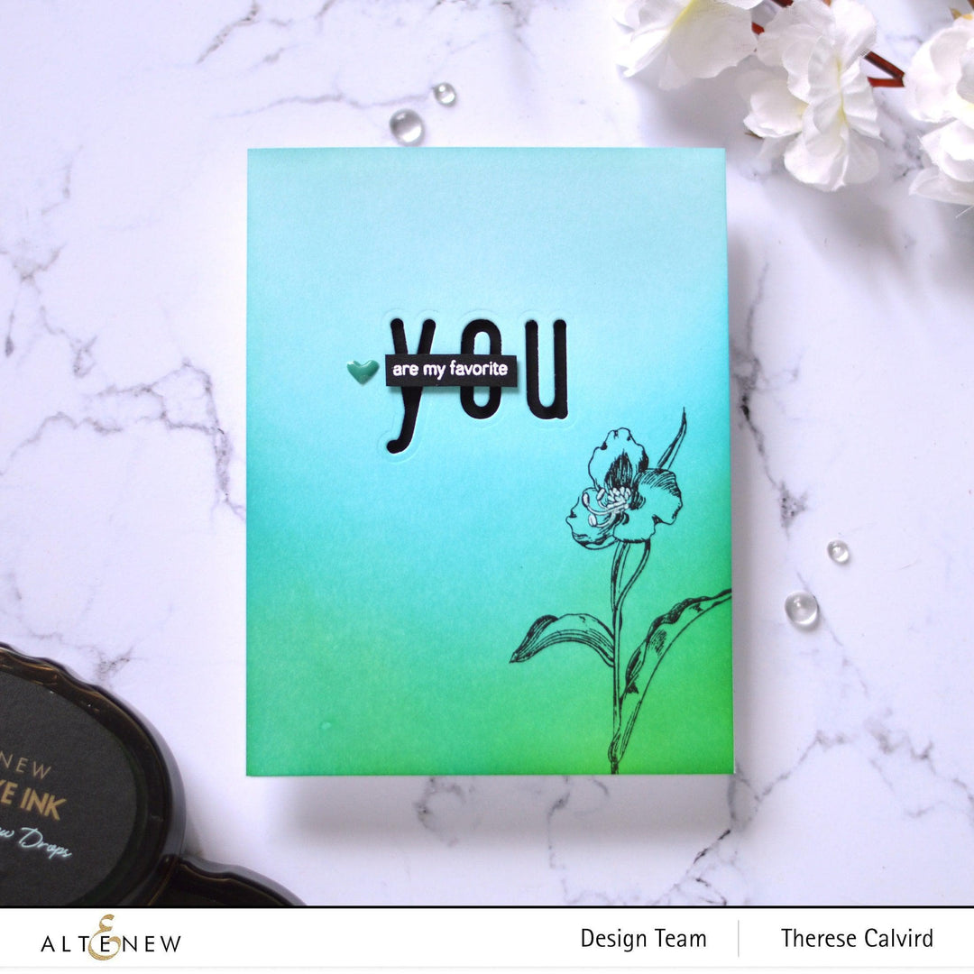 Altenew Stamp & Die & Stencil Bundle Tall Foliage