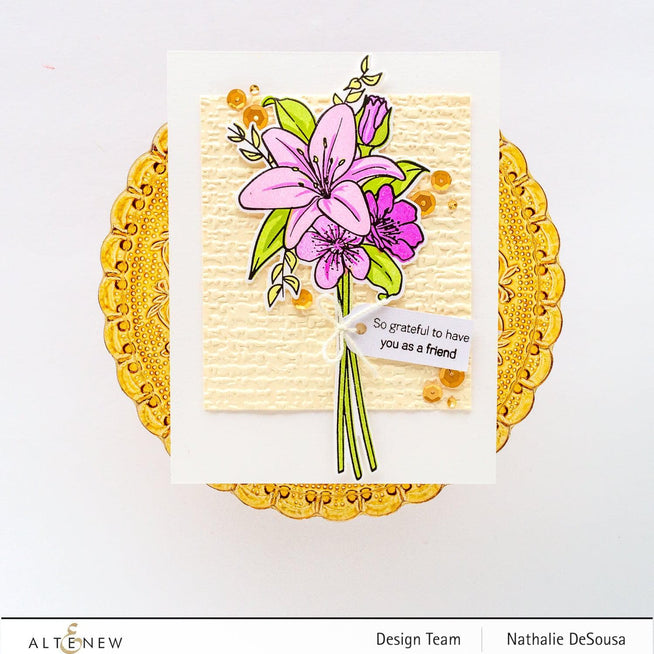 Altenew Stamp & Die & Stencil Bundle Tall Foliage