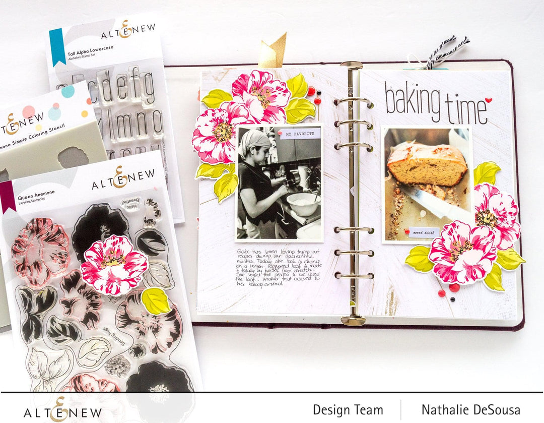 Altenew Stamp & Die & Stencil Bundle Tall Foliage