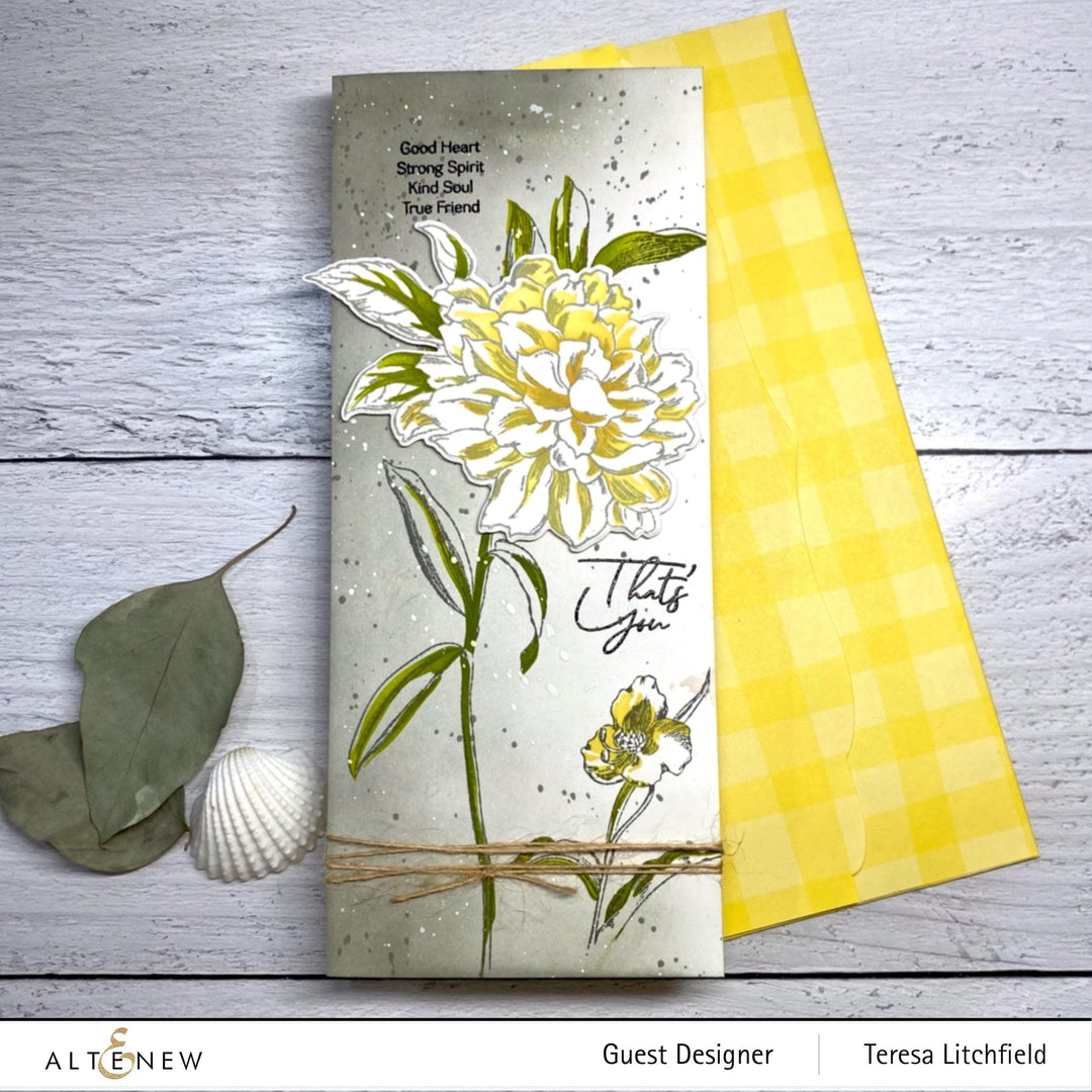 Altenew Stamp & Die & Stencil Bundle Tall Foliage