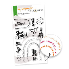 Altenew Stamp & Die Bundle Through the Rainbow