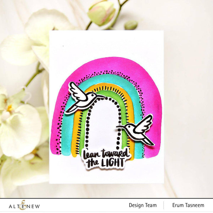 Altenew Stamp & Die Bundle Through the Rainbow