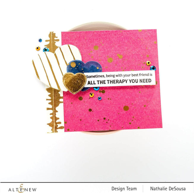 Altenew Stamp & Die & Stencil Bundle True Friends Stamp & Die & Coloring Stencil Bundle