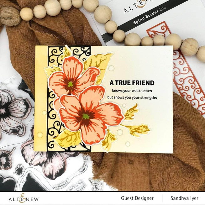 Altenew Stamp & Die & Stencil Bundle True Friends Stamp & Die & Coloring Stencil Bundle