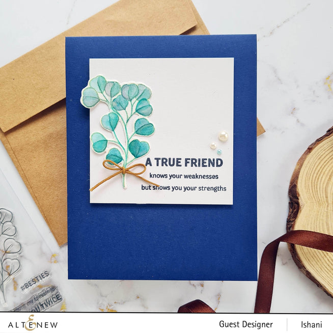 Altenew Stamp & Die & Stencil Bundle True Friends Stamp & Die & Coloring Stencil Bundle