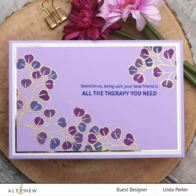 Altenew Stamp & Die & Stencil Bundle True Friends Stamp & Die & Coloring Stencil Bundle