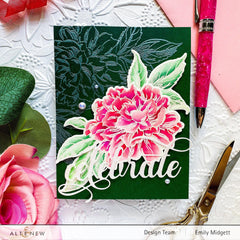 Altenew Stamp & Die & Stencil Bundle Vintage Garden Stamp & Die & Coloring Stencil Bundle
