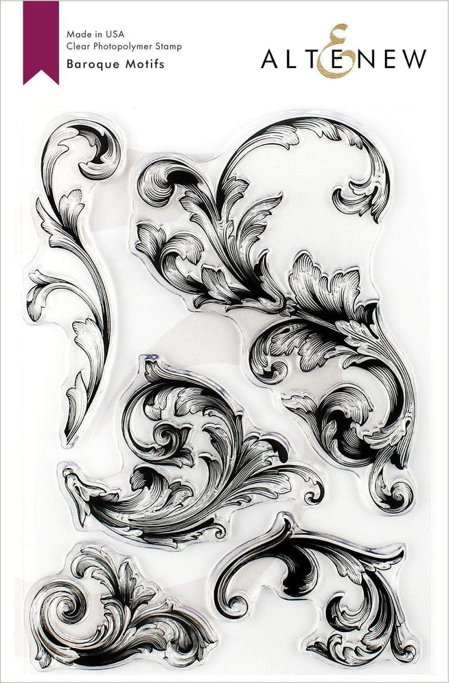 Altenew Stamp & Die & Stencil Bundle Baroque Motifs Stamp & Die & Mask Stencil Bundle