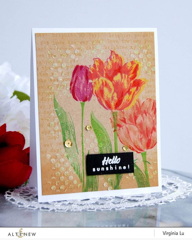 Altenew Stamp & Die & Stencil Bundle Z - Better Together Coordinating Stamp & Die & Mask Stencil Bundle