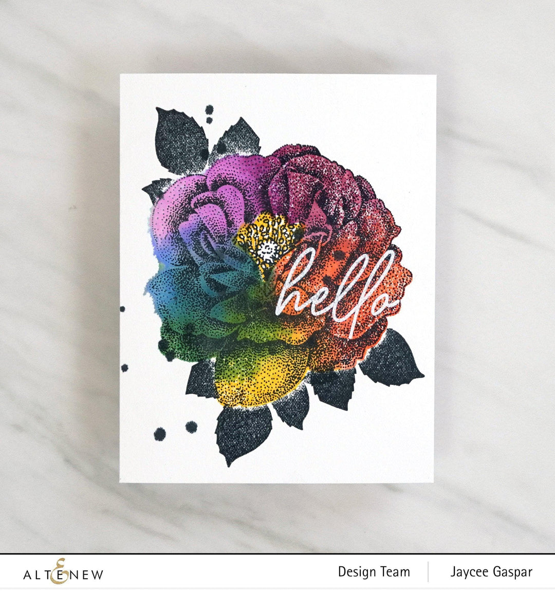 Altenew Stamp & Die & Stencil Bundle Calming Reverie Stamp & Die & Mask Stencil Bundle
