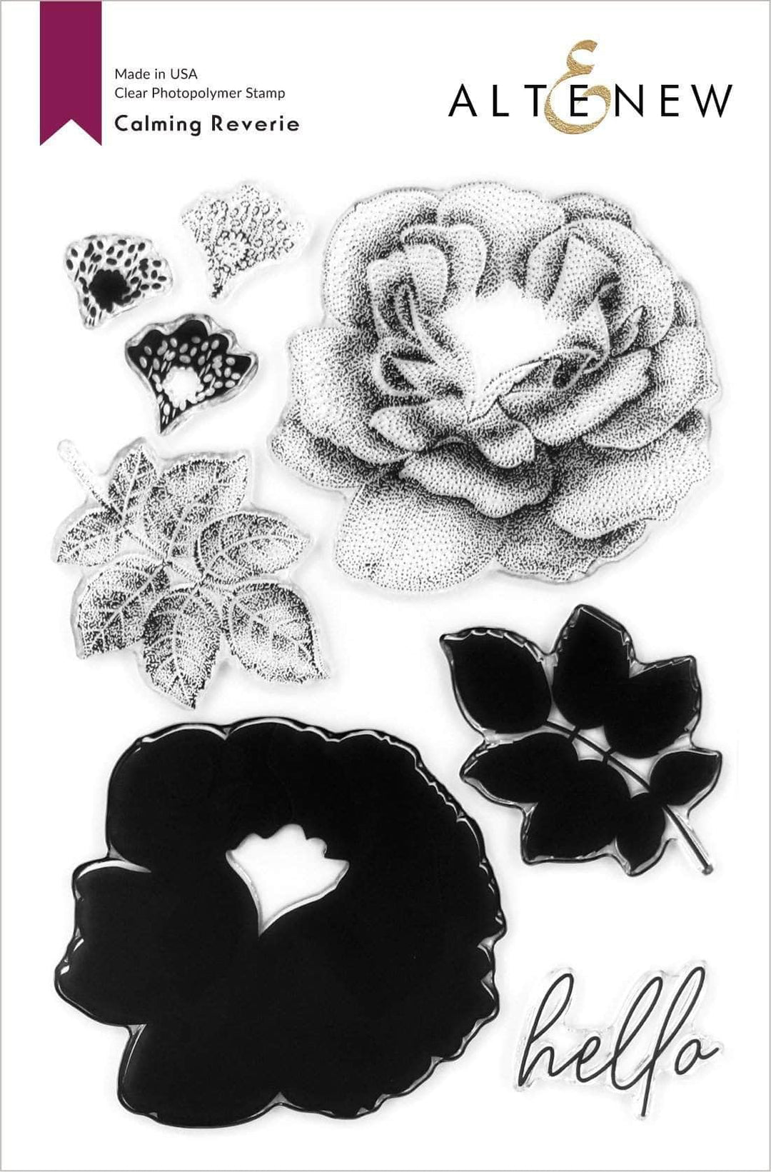 Altenew Stamp & Die & Stencil Bundle Calming Reverie