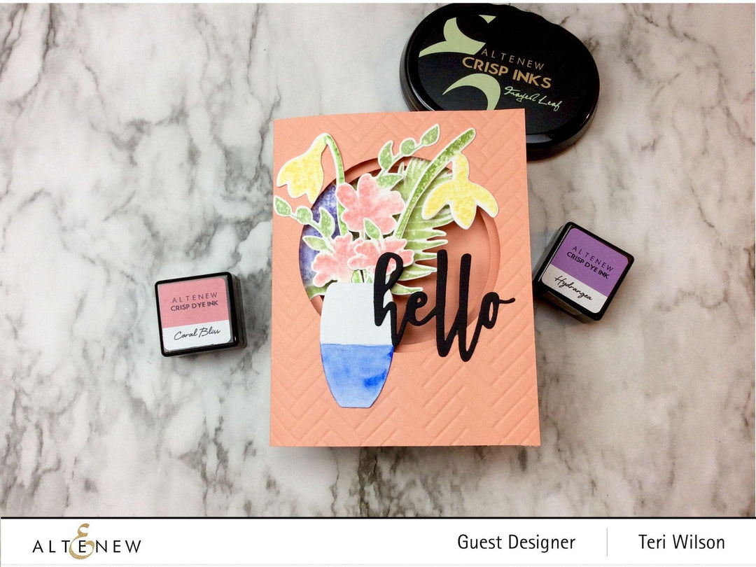 Altenew Stamp & Die & Stencil Bundle Mod Vases Stamp & Die & Mask Stencil Bundle