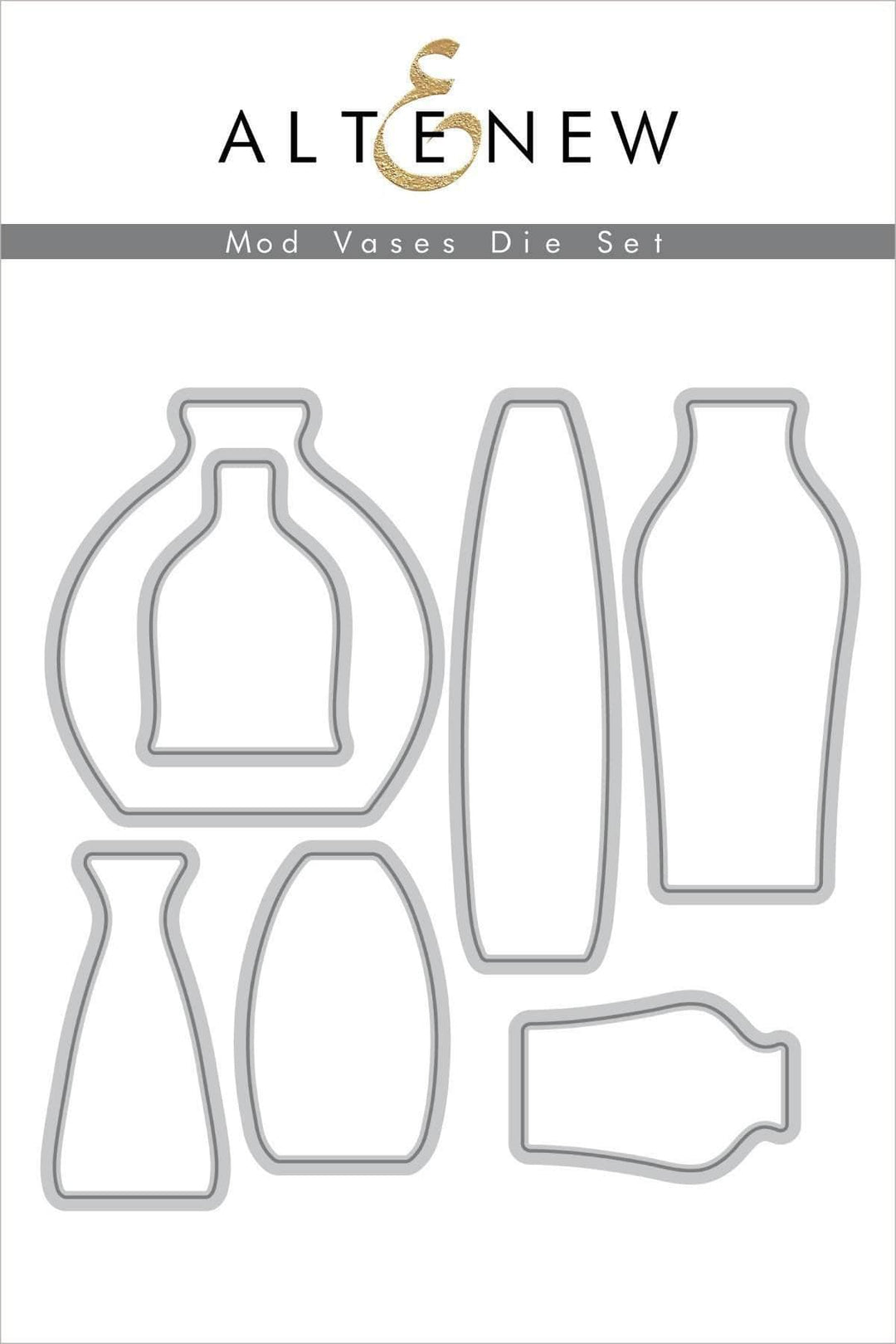 Altenew Stamp & Die & Stencil Bundle Mod Vases