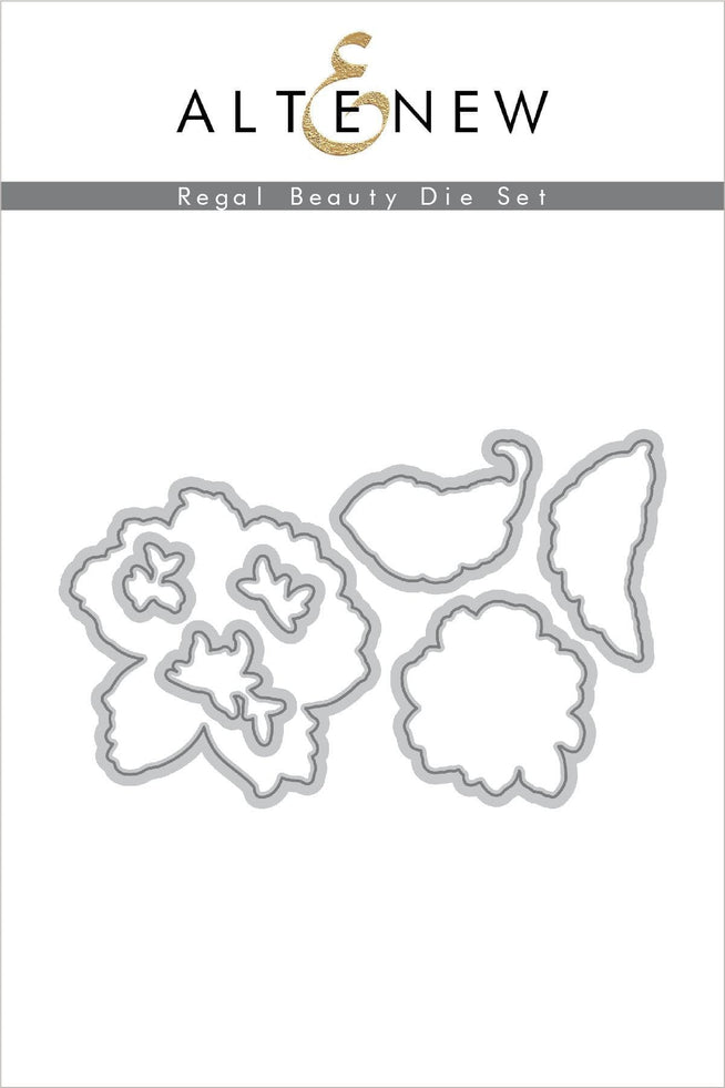 Altenew Stamp & Die & Stencil Bundle Regal Beauty Stamp & Die & Mask Stencil Bundle