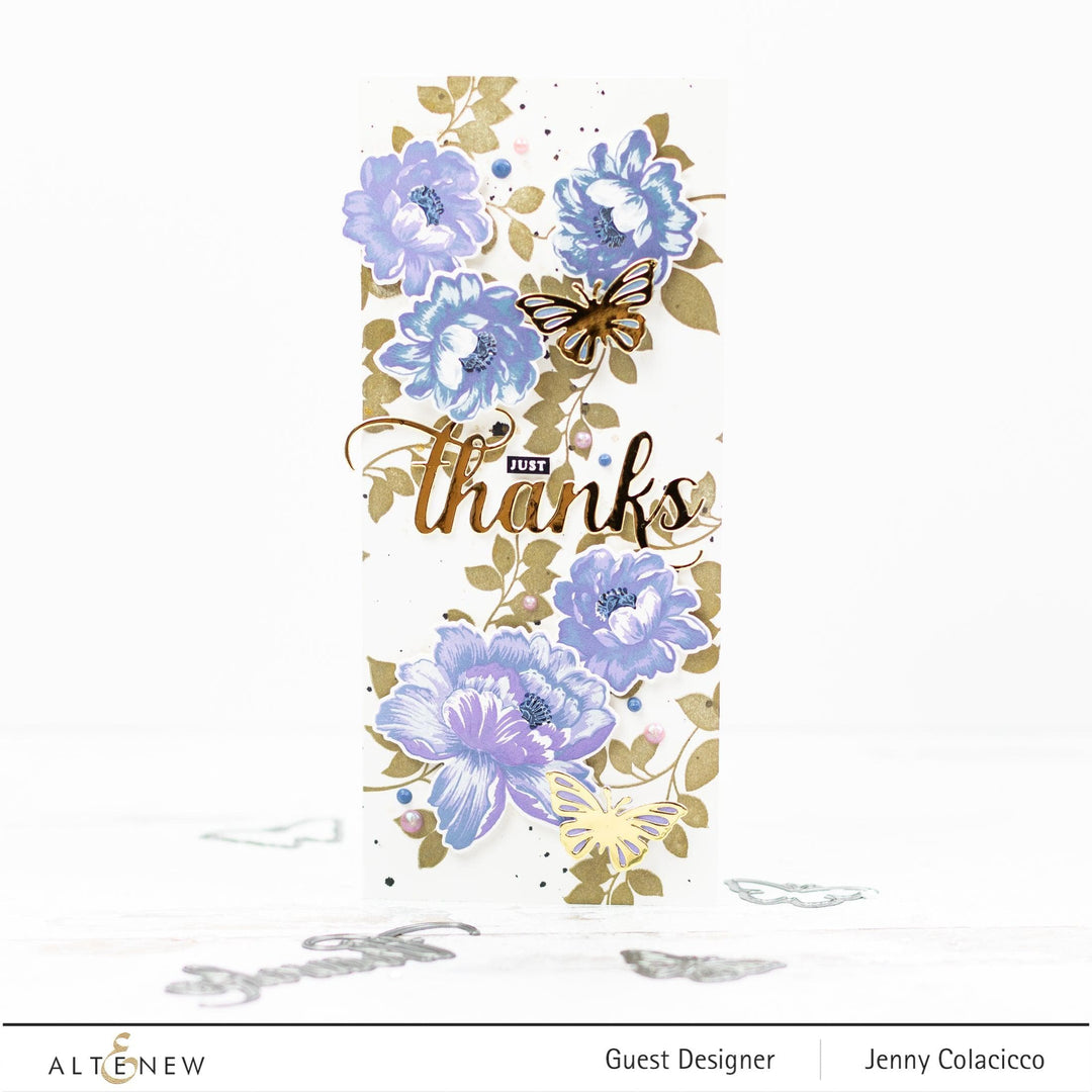 Altenew Stamp & Die & Stencil Bundle Regal Beauty Stamp & Die & Mask Stencil Bundle