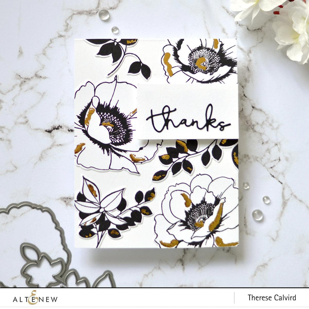 Altenew Stamp & Die & Stencil Bundle Wallpaper Art Stamp & Die & Mask Stencil Bundle