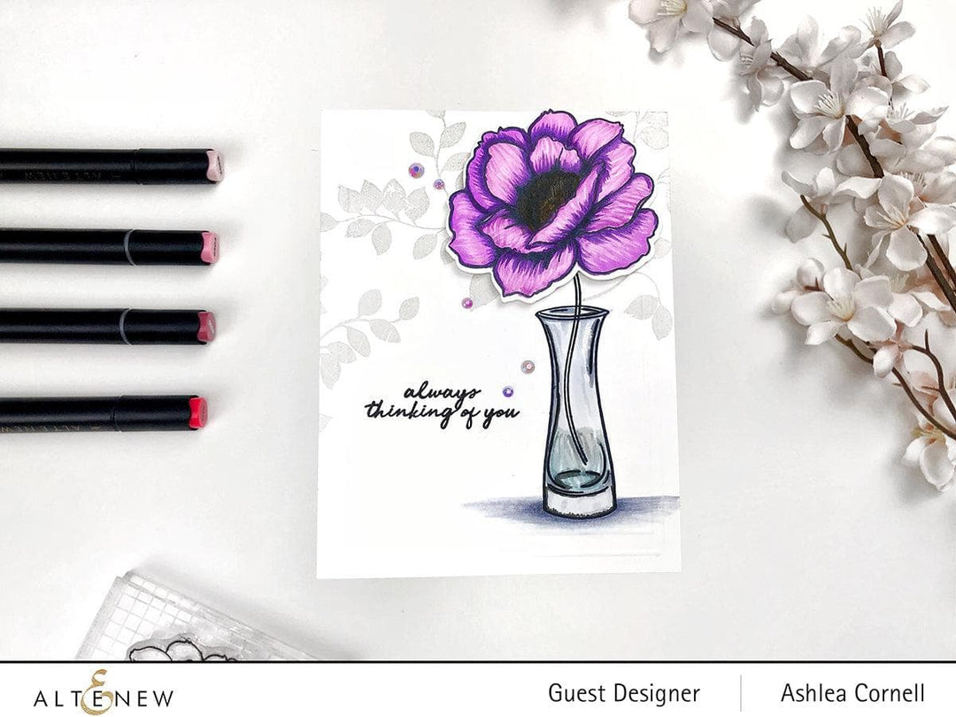 Altenew Stamp & Die & Stencil Bundle Wallpaper Art Stamp & Die & Mask Stencil Bundle