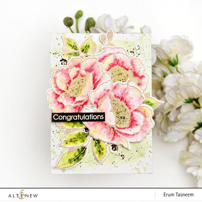 Altenew Stamp & Die & Stencil Bundle Wallpaper Art Stamp & Die & Mask Stencil Bundle