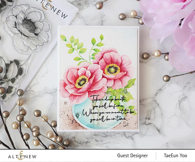 Altenew Stamp & Die & Stencil Bundle Wallpaper Art Stamp & Die & Mask Stencil Bundle