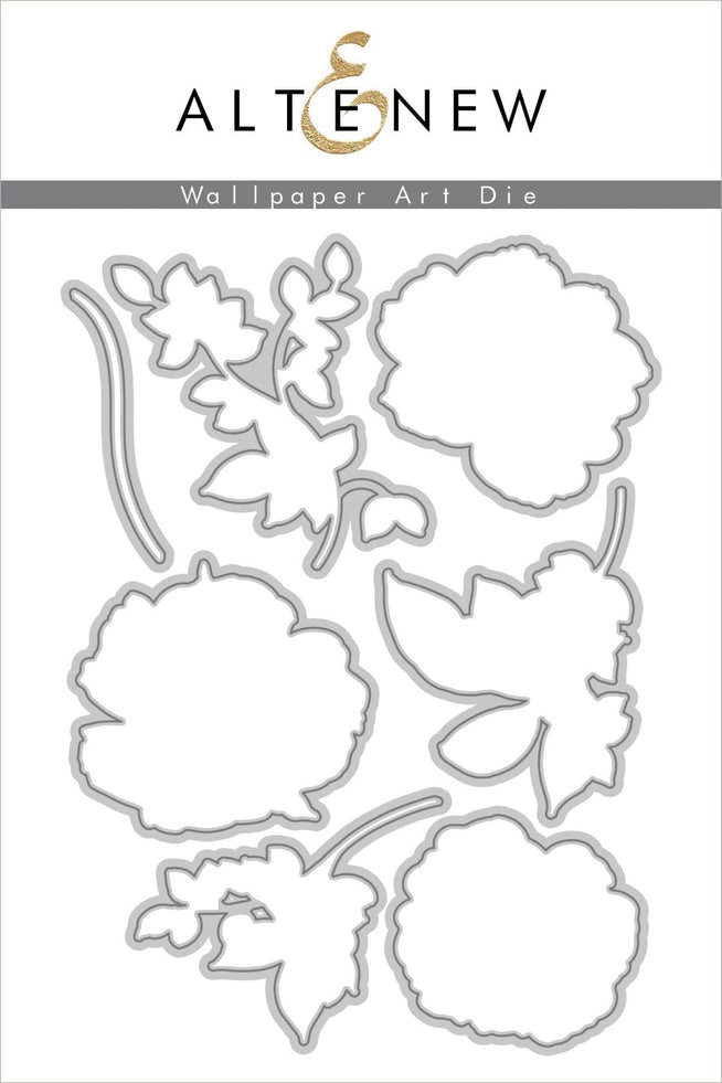 Altenew Stamp & Die & Stencil Bundle Wallpaper Art Stamp & Die & Mask Stencil Bundle