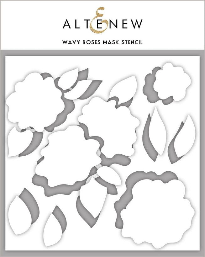 Altenew Stamp & Die & Stencil Bundle Wavy Roses
