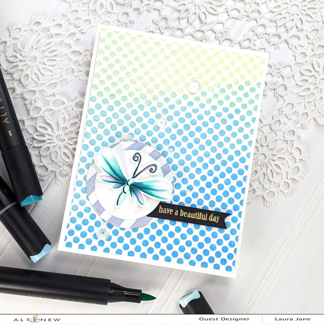 Altenew Stamp & Die & Stencil Bundle Wild & Free