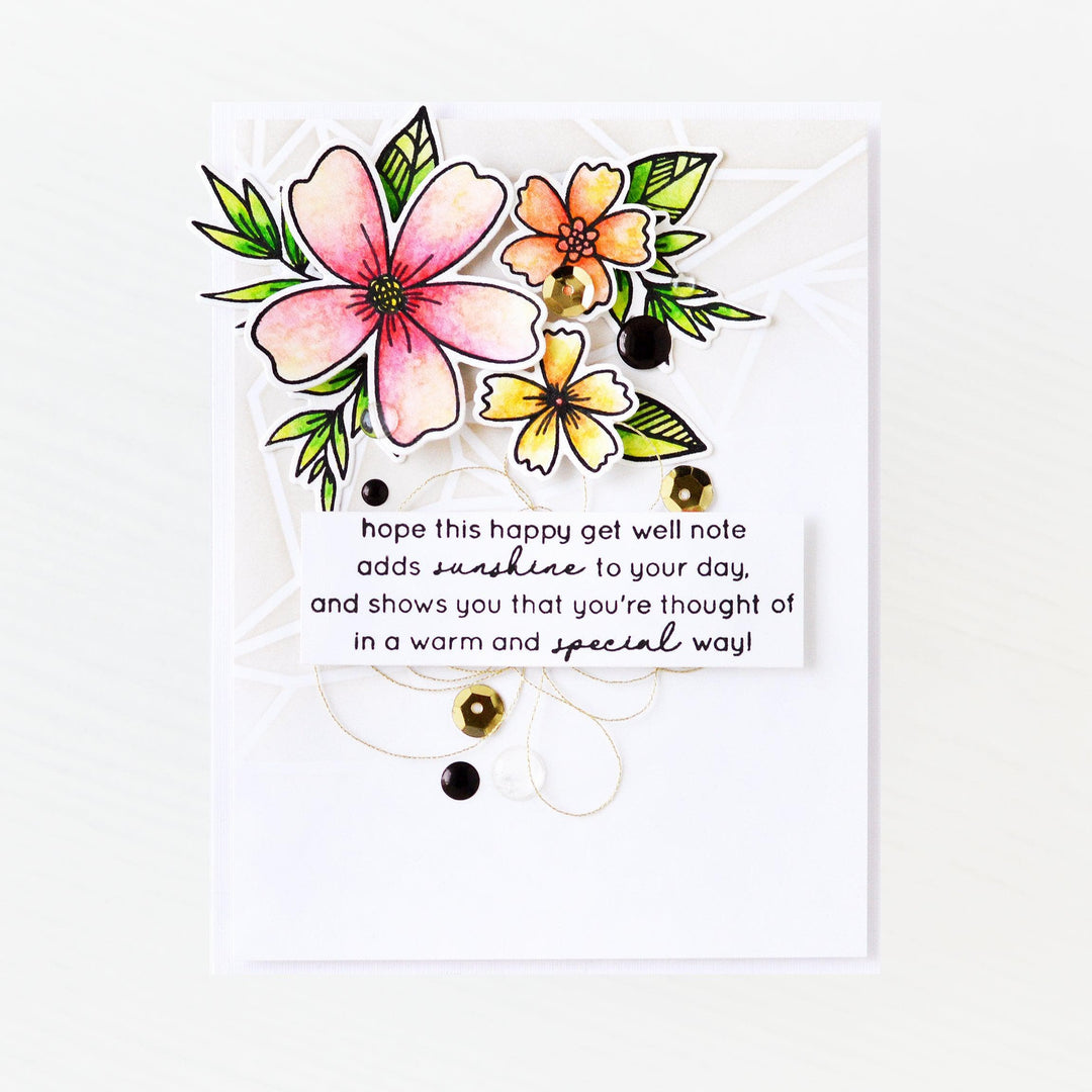 Altenew Stamp & Die & Stencil Bundle Wild & Free