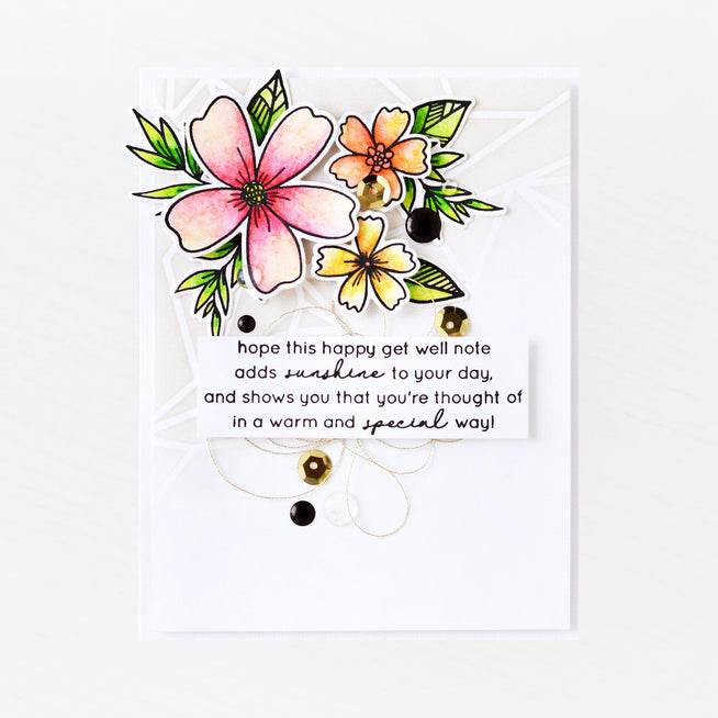 Altenew Stamp & Die & Stencil Bundle Wild & Free