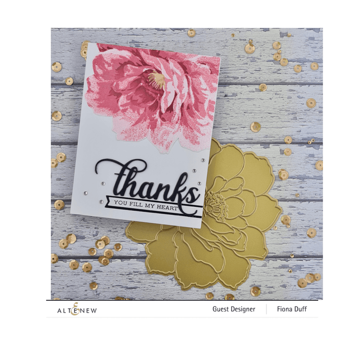 Altenew Stamp & Die & Stencil & Hot Foil Plate Bundle Golden Days Stamp & Die & Stencil & Hot Foil Bundle