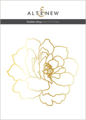 Altenew Stamp & Die & Stencil & Hot Foil Plate Bundle Golden Days