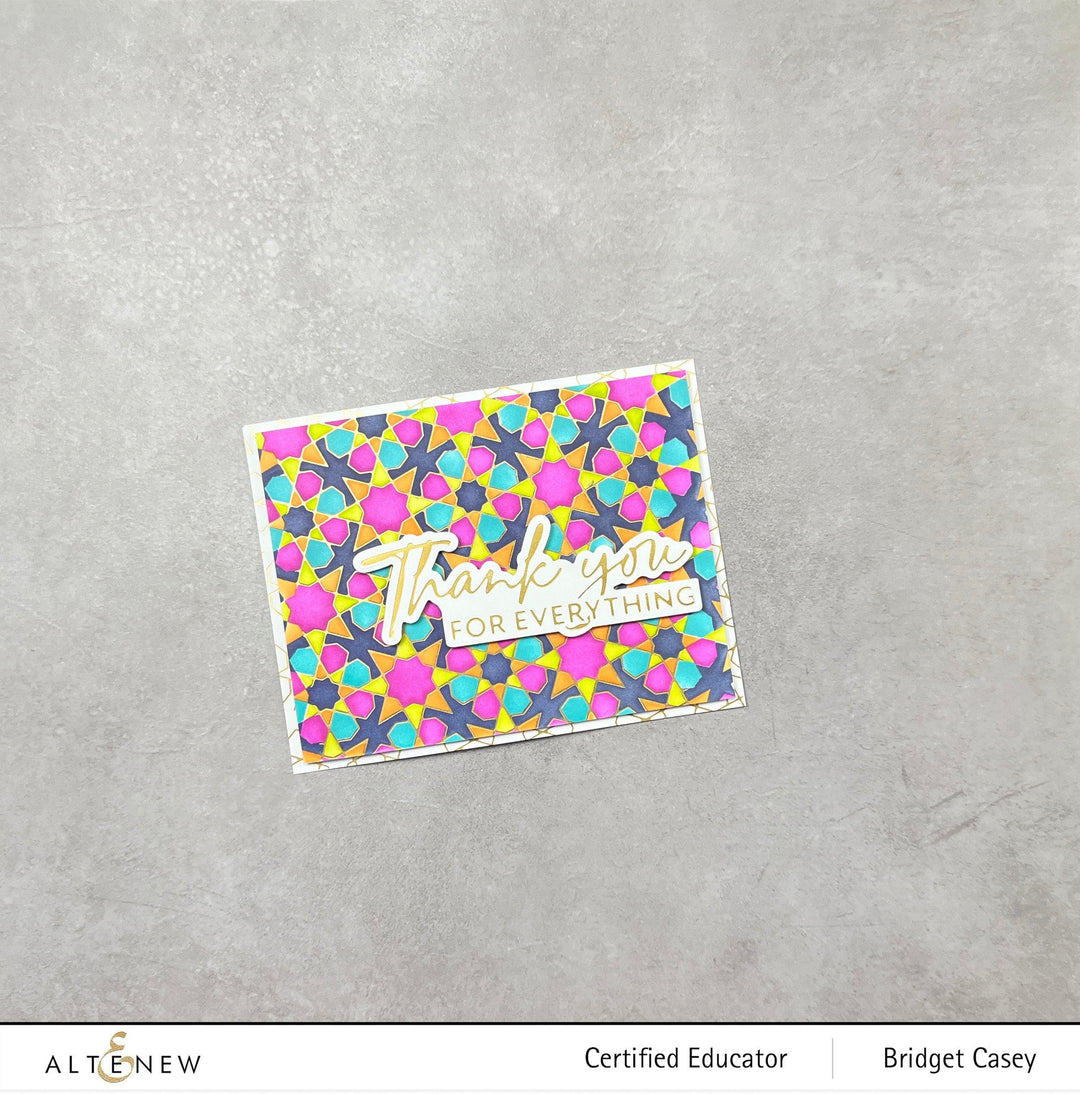 Altenew Stamp & Die & Stencil & Hot Foil Plate Bundle Journey Abroad
