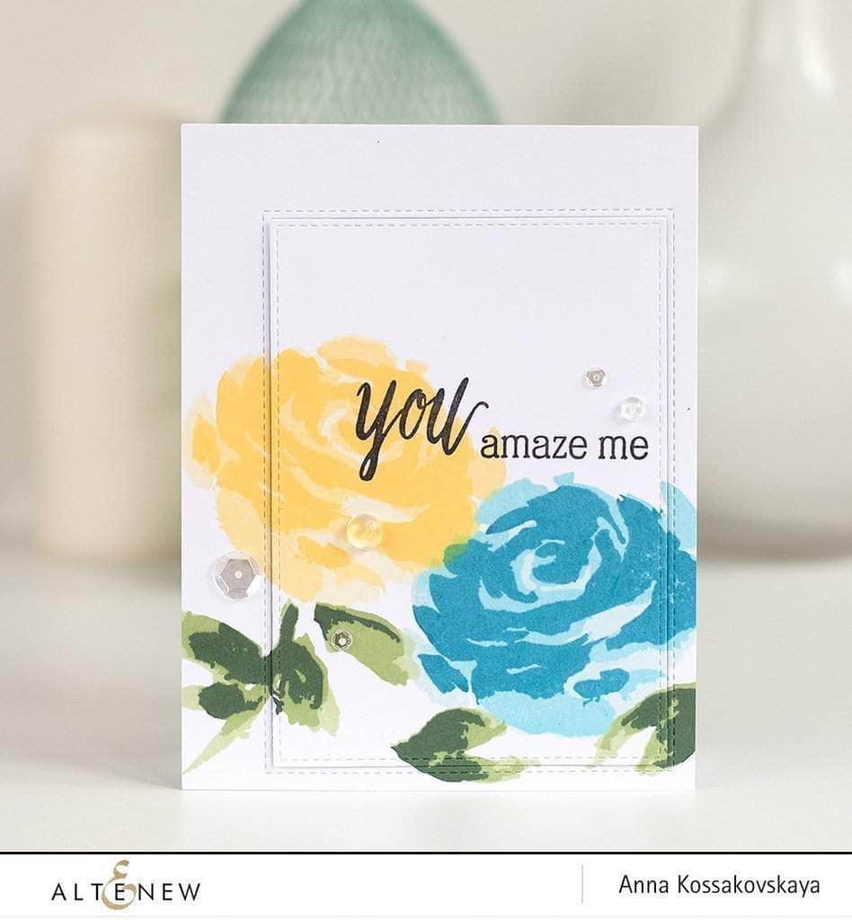 Altenew Stamp & Ink Bundle Painted Rose & Floral Ink Bundle