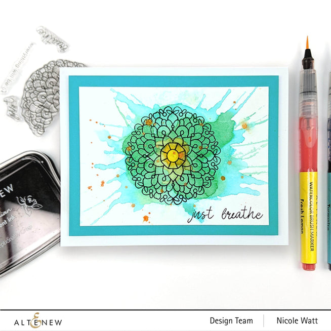 Altenew Stamp & Sequins Bundle Symmetric Living Stamp & Sequin & Washi Tape Bundle