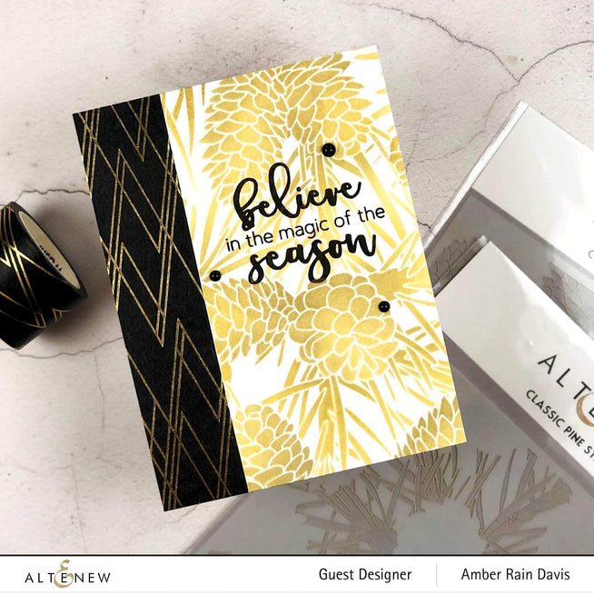 Altenew Stamp & Sequins Bundle Symmetric Living Stamp & Sequin & Washi Tape Bundle