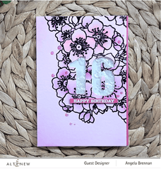 Altenew Stamp & Stencil Bundle Captivating Blooms Stamp & Stencil Bundle