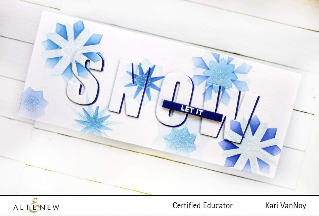 Altenew Stamp & Stencil Bundle Fancy Star Builder Stamp & Stencil Bundle
